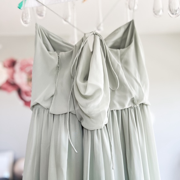 JJs House Sage Green Formal Dress Size 14 - Picture 7 of 16